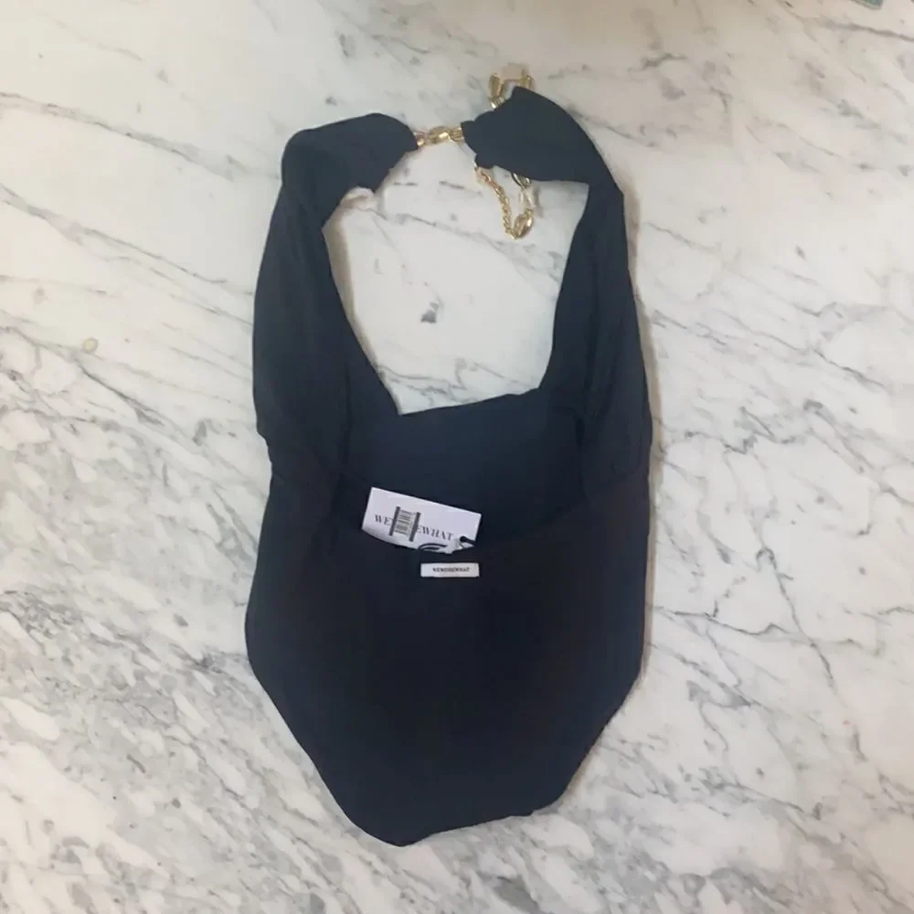 Necklace One Piece in Black WeWoreWhat